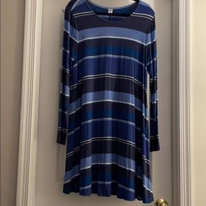 Long sleeve shirt dress